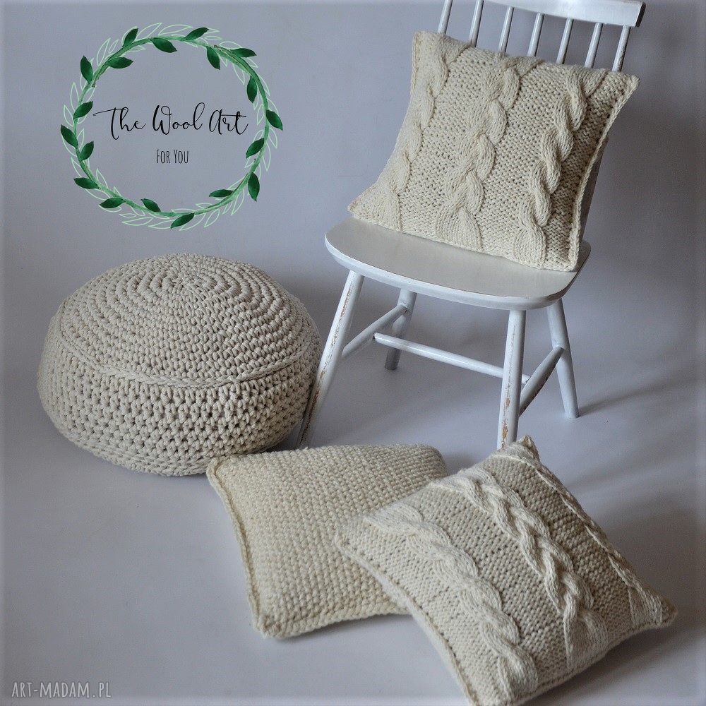 Komplet poszewek zamÓwienie poszewka poduszka wełniane dom puf