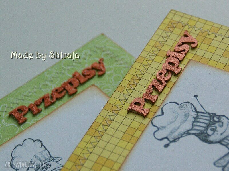 Handmade komplet przepisników - ręcznie zdobiony zestaw na Twoje przepisy