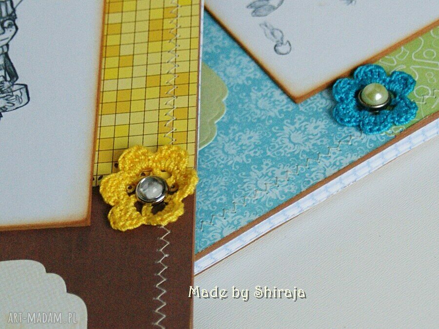 Handmade komplet przepisników - ręcznie zdobiony zestaw na Twoje przepisy