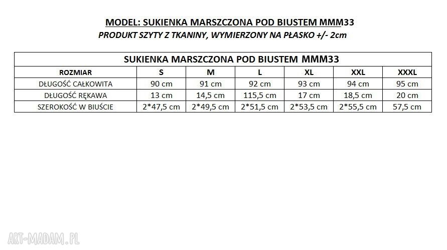 Komplet sukienek marszczonych pod biustem - model 33 w czarnym kolorze (mama i córka)
