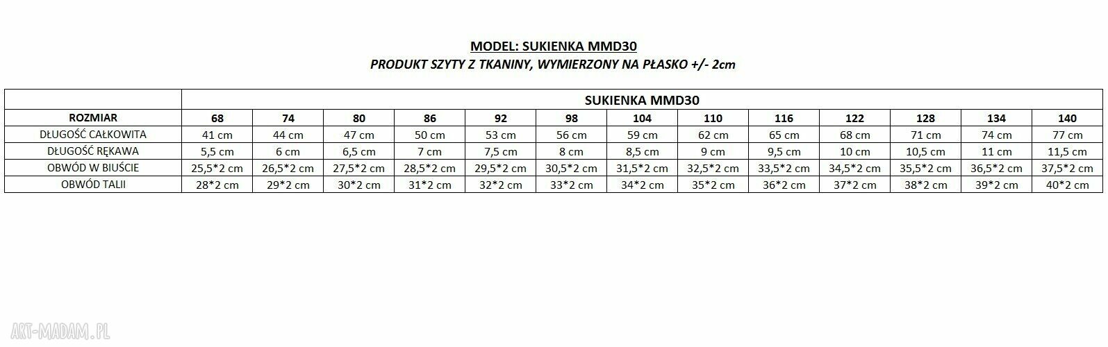 Komplet sukienek mama i córka z ozdobną falbanką - model 30, biały