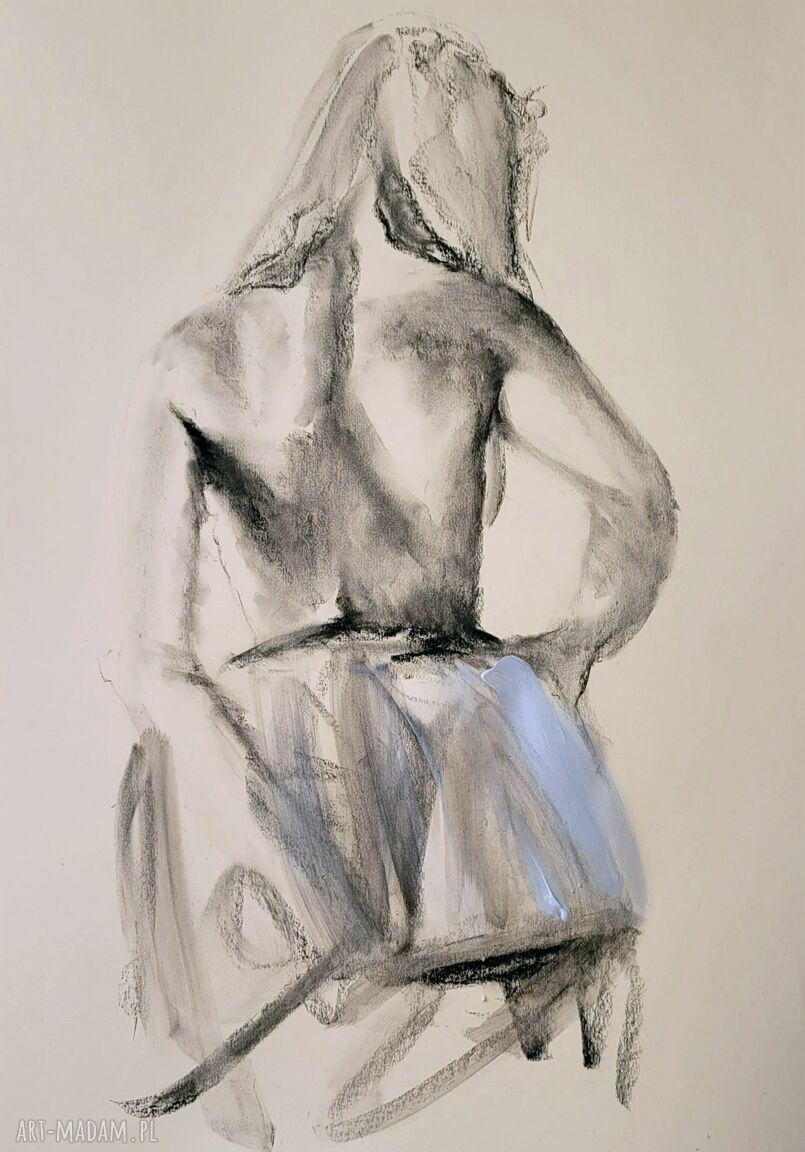 Komplet szkiców kobiecych 100x70cm - zmysłowa grafika dla kobiecego wnętrza