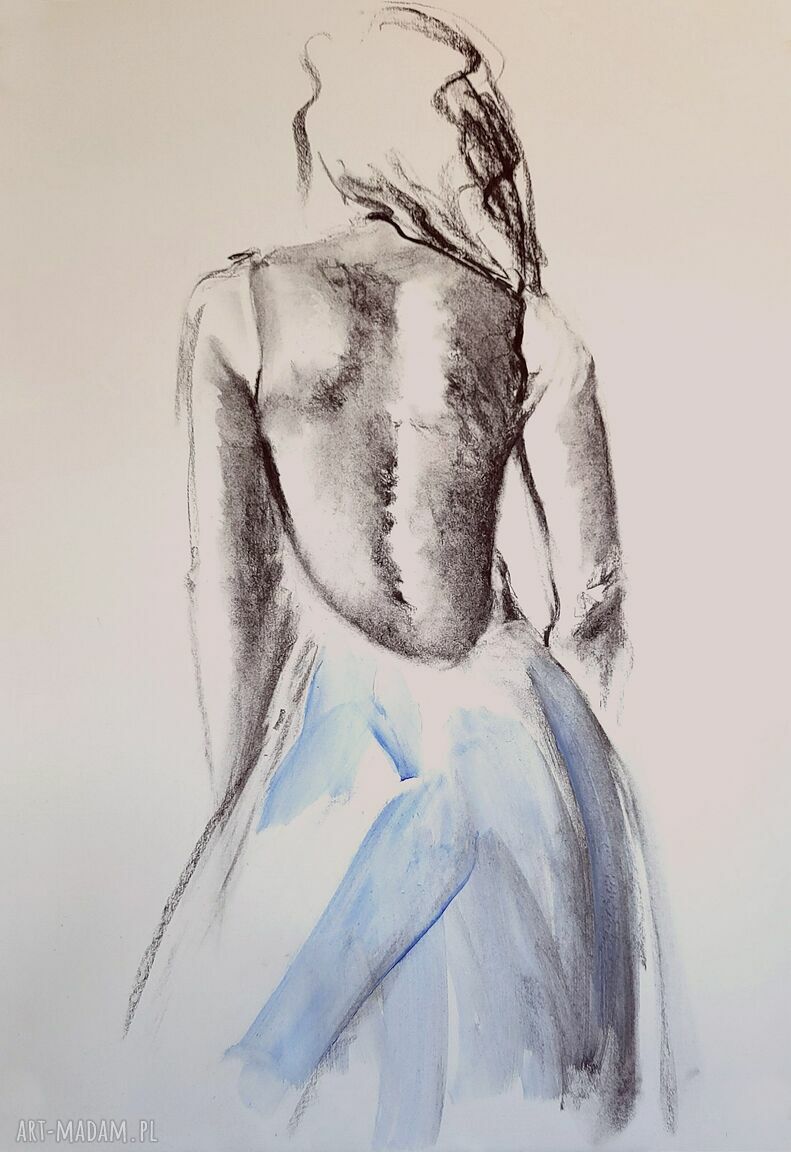 Komplet szkiców kobiecych 100x70cm - zmysłowa grafika dla kobiecego wnętrza