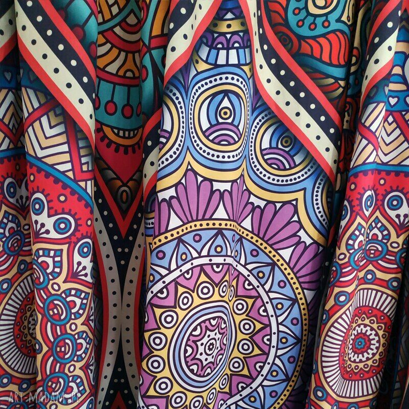 Komplet zasłon Marroccan Arabesque - marokańska arabeska i boho klimat