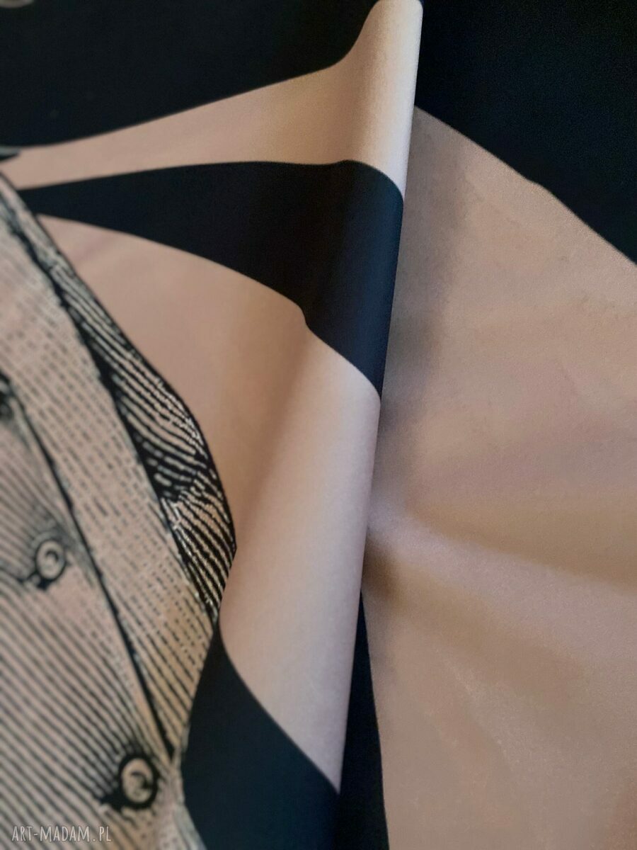 Komplet zasłon Zebra do sypialni boho - zaciemniające i welwetowe