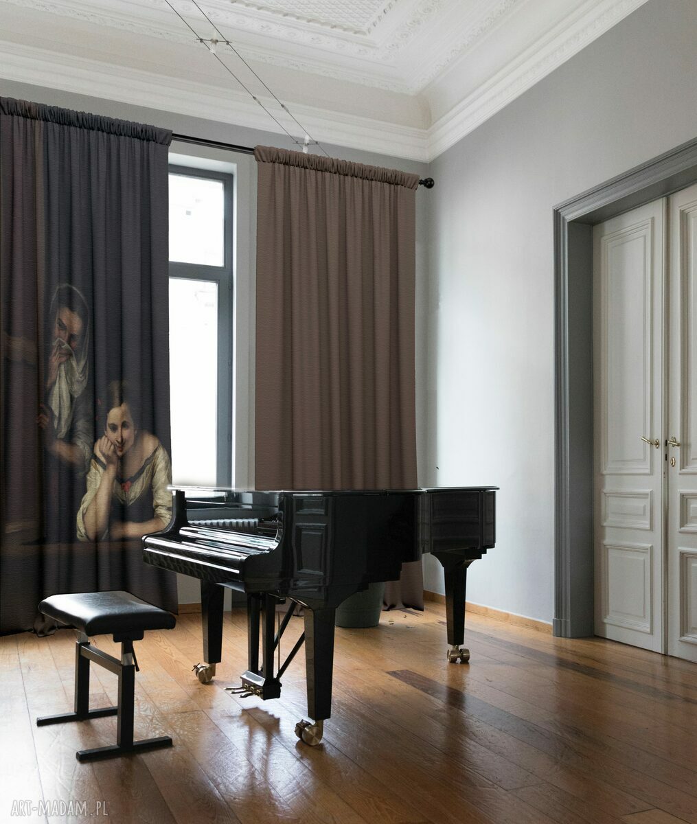 Komplet zasłon welurowych Window - zaciemniające zasłony do sypialni i eleganckich wnętrz