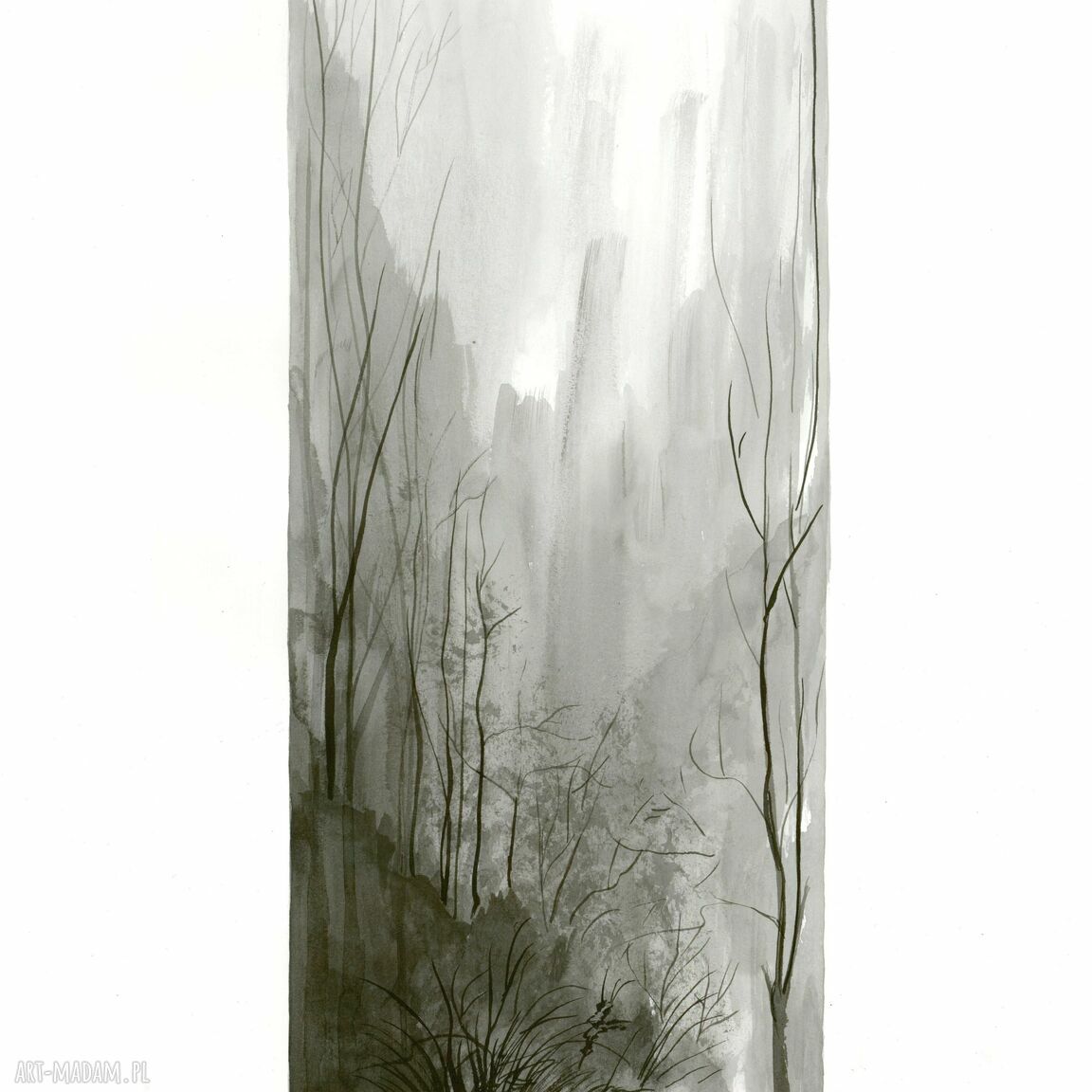 Tryptyk „Natura” - abstrakcja ręcznie malowana 3x70x50 cm