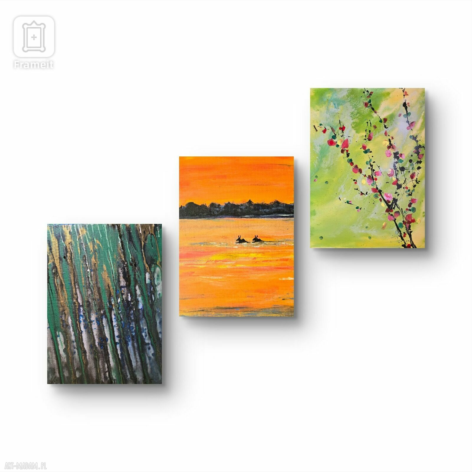 Podlasie na ścianie - ręcznie malowany obraz akrylowy 40x50x2 cm