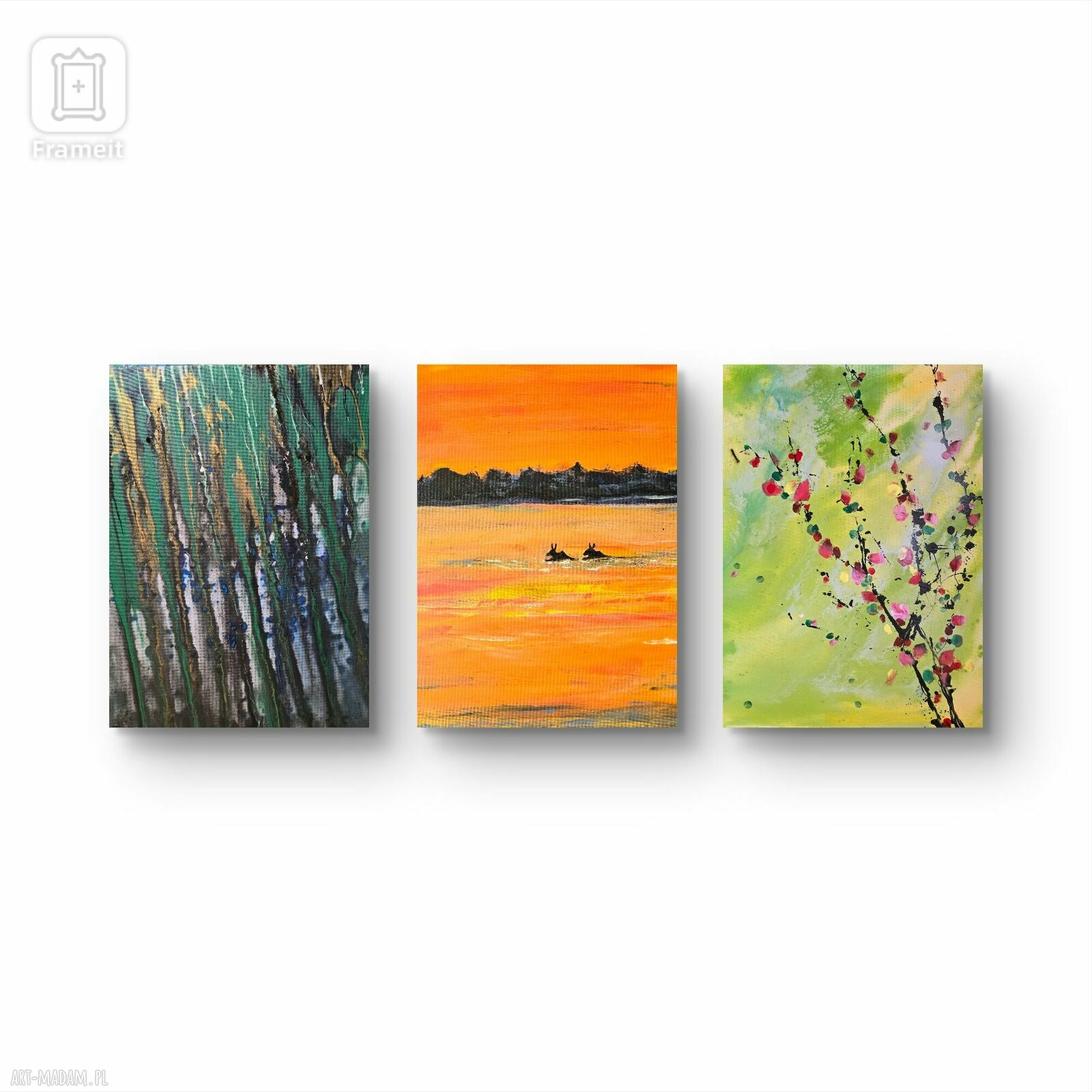 Podlasie na ścianie - ręcznie malowany obraz akrylowy 40x50x2 cm