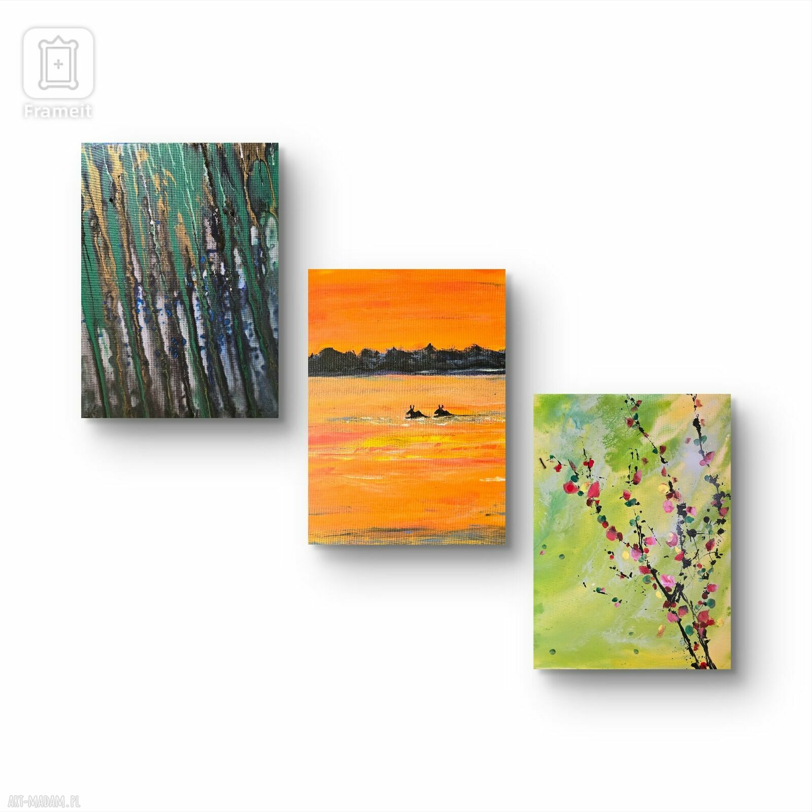 Podlasie na ścianie - ręcznie malowany obraz akrylowy 40x50x2 cm