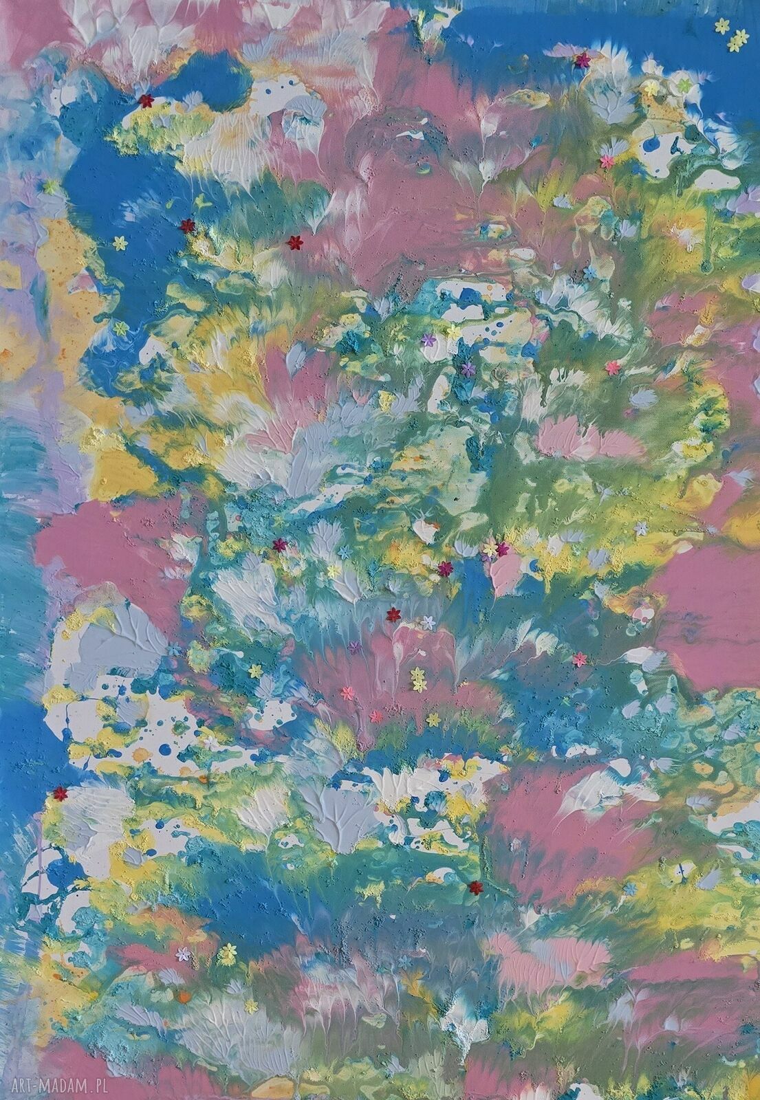 Kompozycja „Wiosenny Ogród” - zestaw 2 obrazów akrylowych 100x70x2 cm