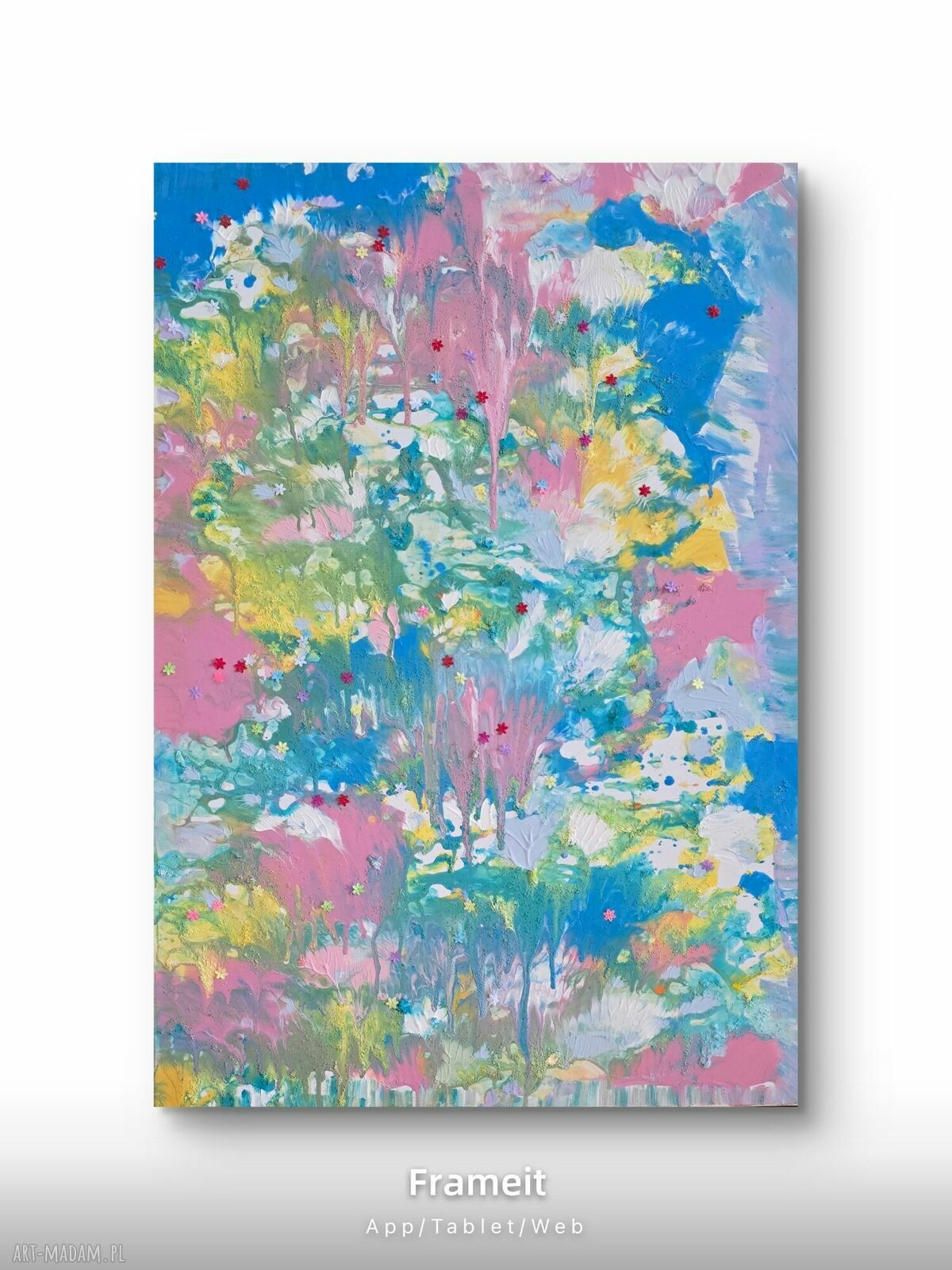 Kompozycja „Wiosenny Ogród” - zestaw 2 obrazów akrylowych 100x70x2 cm
