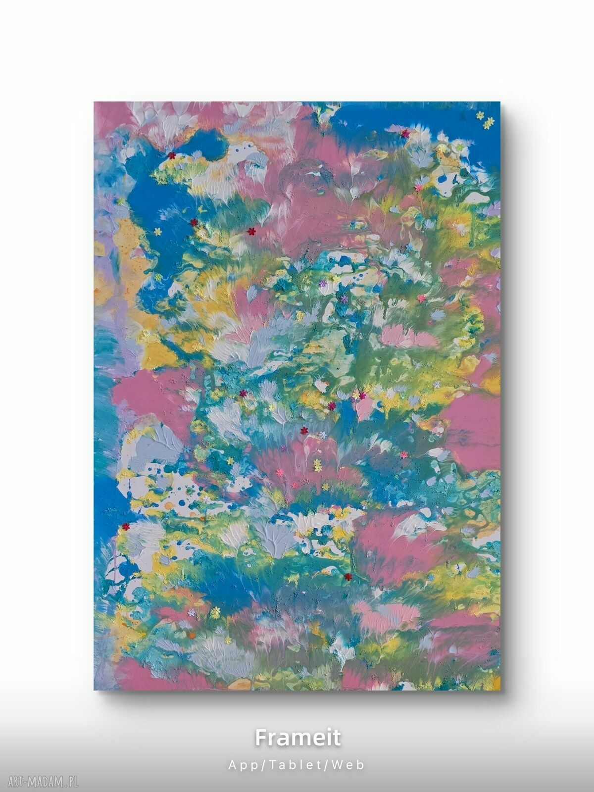 Kompozycja „Wiosenny Ogród” - zestaw 2 obrazów akrylowych 100x70x2 cm