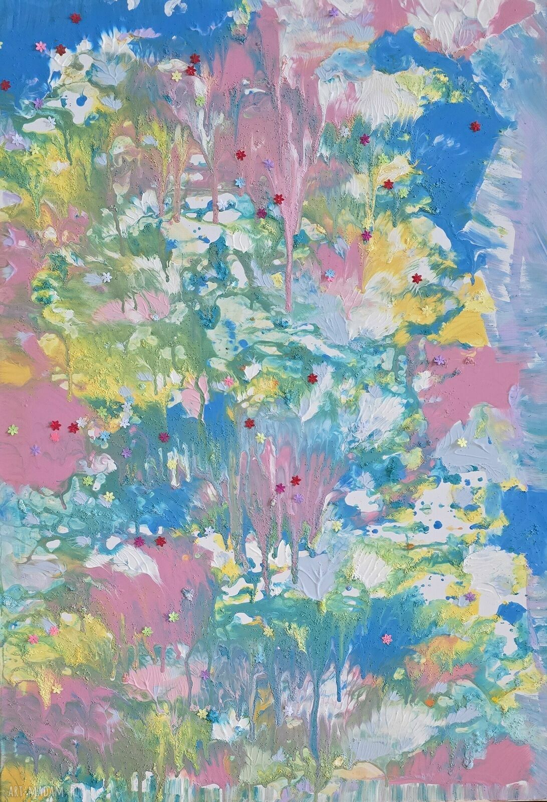Kompozycja „Wiosenny Ogród” - zestaw 2 obrazów akrylowych 100x70x2 cm
