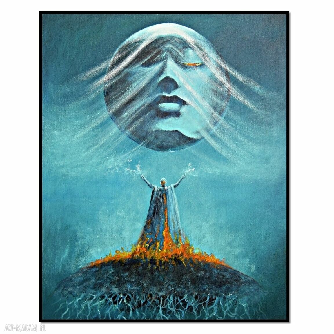Komunia surrealizm - oryginalny plakat w formacie 40 x 50 cm (reprodukcja obrazu)