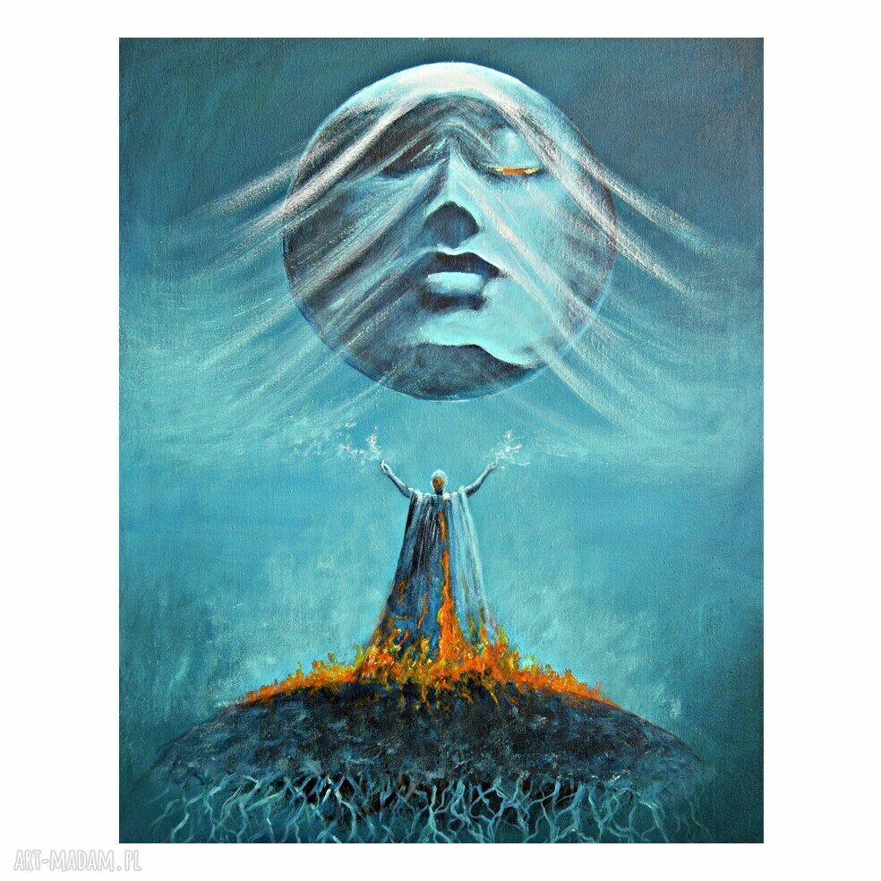 Komunia surrealizm - oryginalny plakat w formacie 40 x 50 cm (reprodukcja obrazu)