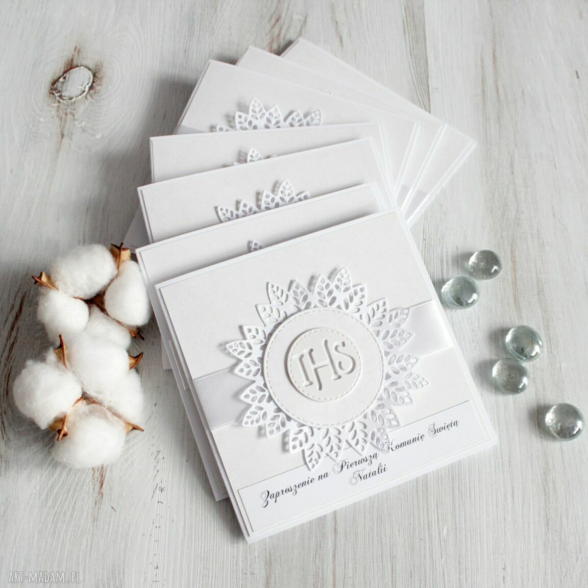 zaproszenie: Zamówienie Pani Moniki ręcznie robione