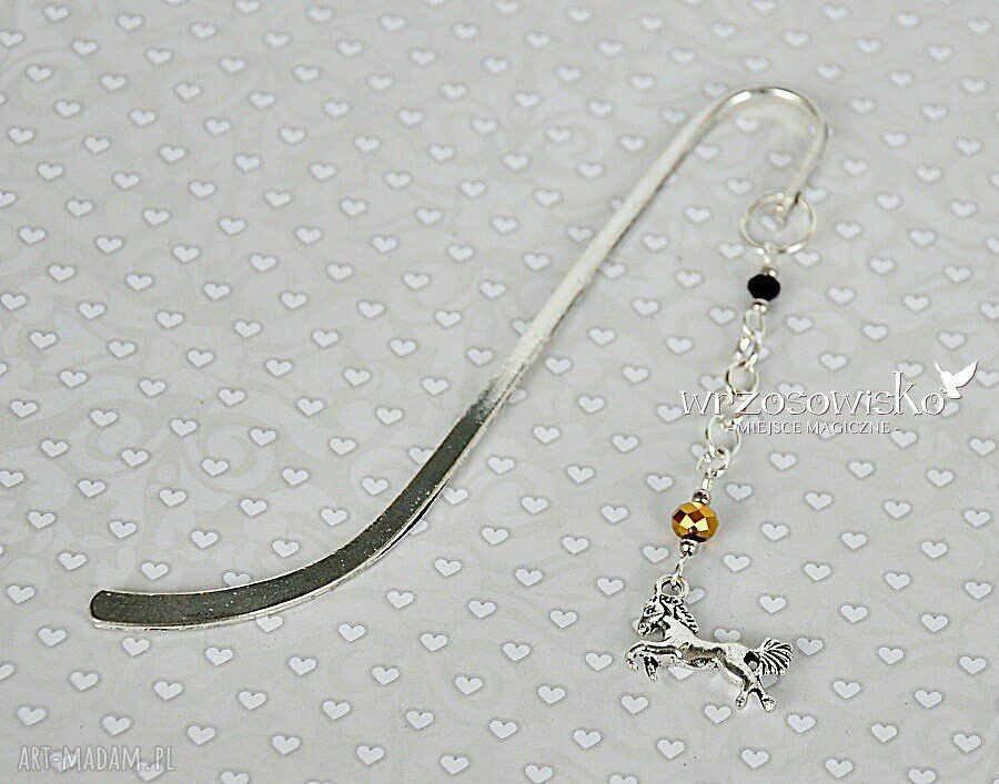 Koń w galopie zakładka do książki HandMade