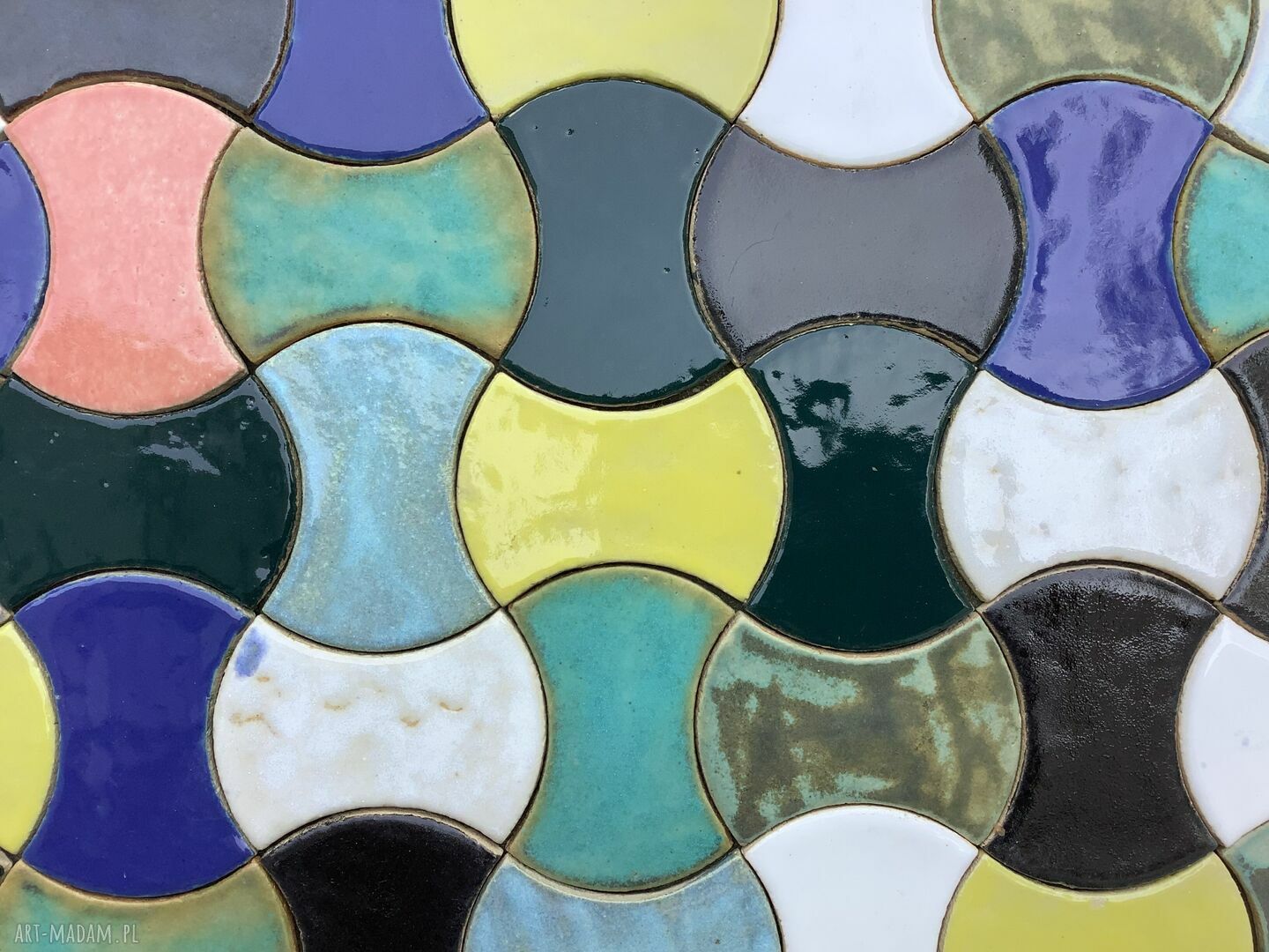 Końcówka serii - kafle ceramiczne w kształcie gorsetów (1 m2)