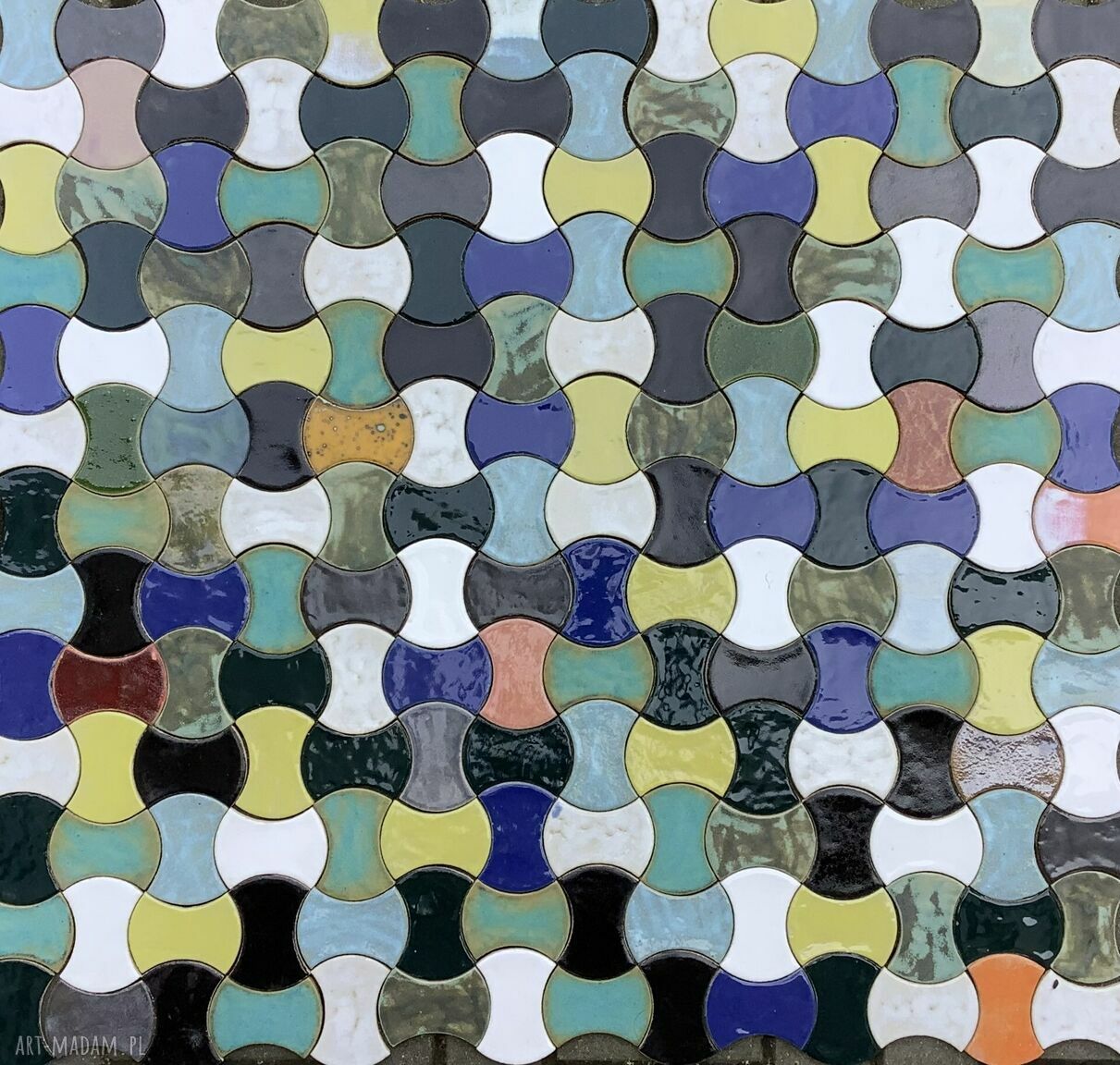 Końcówka serii - kafle ceramiczne w kształcie gorsetów (1 m2)