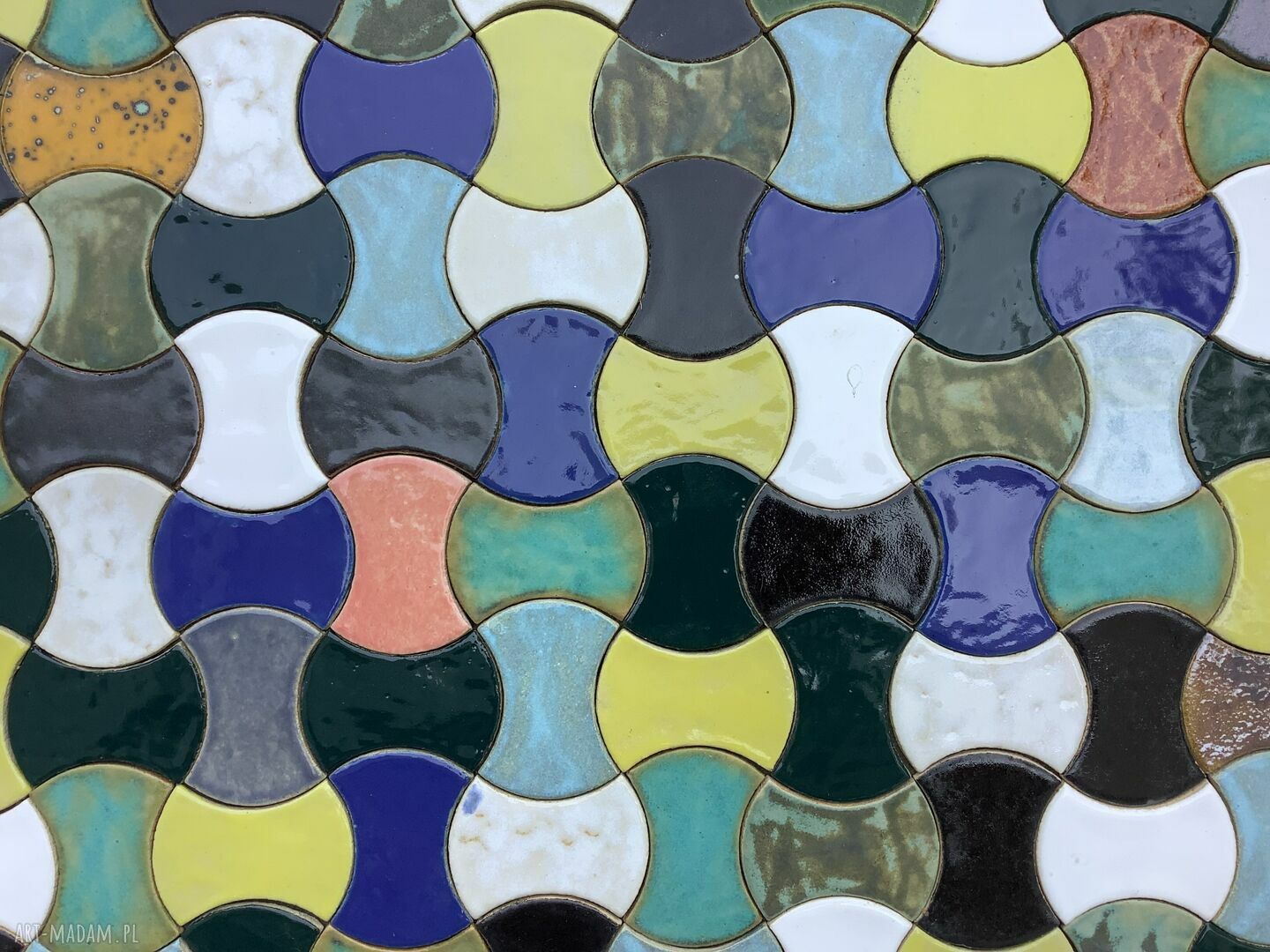 Końcówka serii - kafle ceramiczne w kształcie gorsetów (1 m2)