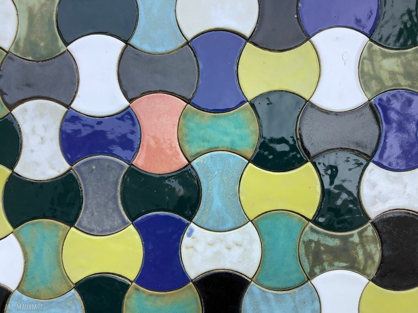 Końcówka serii - kafle ceramiczne w kształcie gorsetów (1 m2)