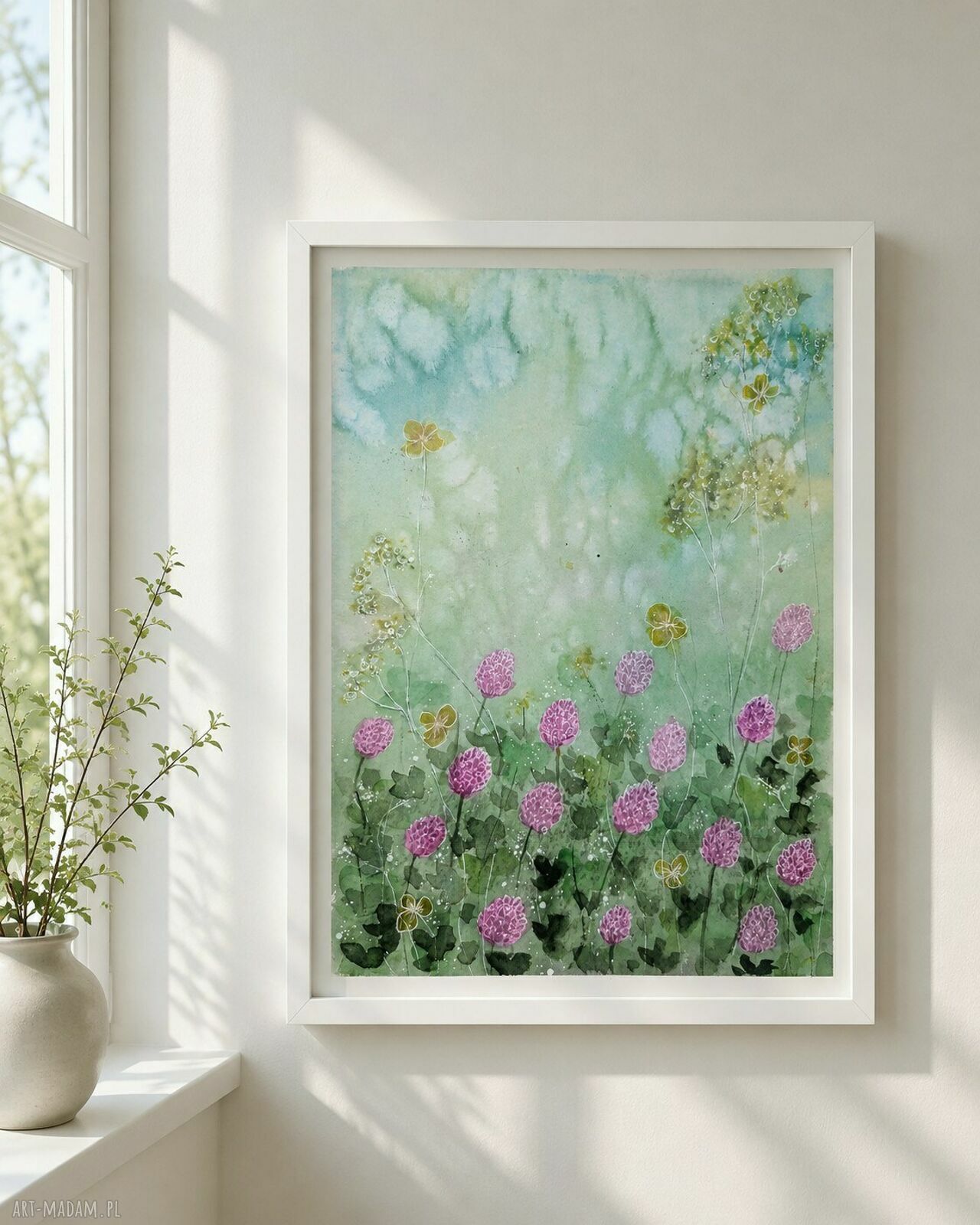 Koniczyna 24x32 cm - akwarela Małgorzata Domańska