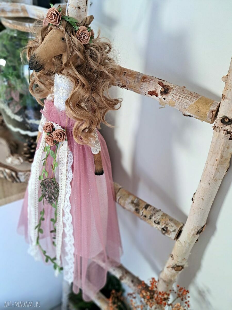 Konik tilda 57 cm - ręcznie szyta dekoracja dla miłośniczki koni