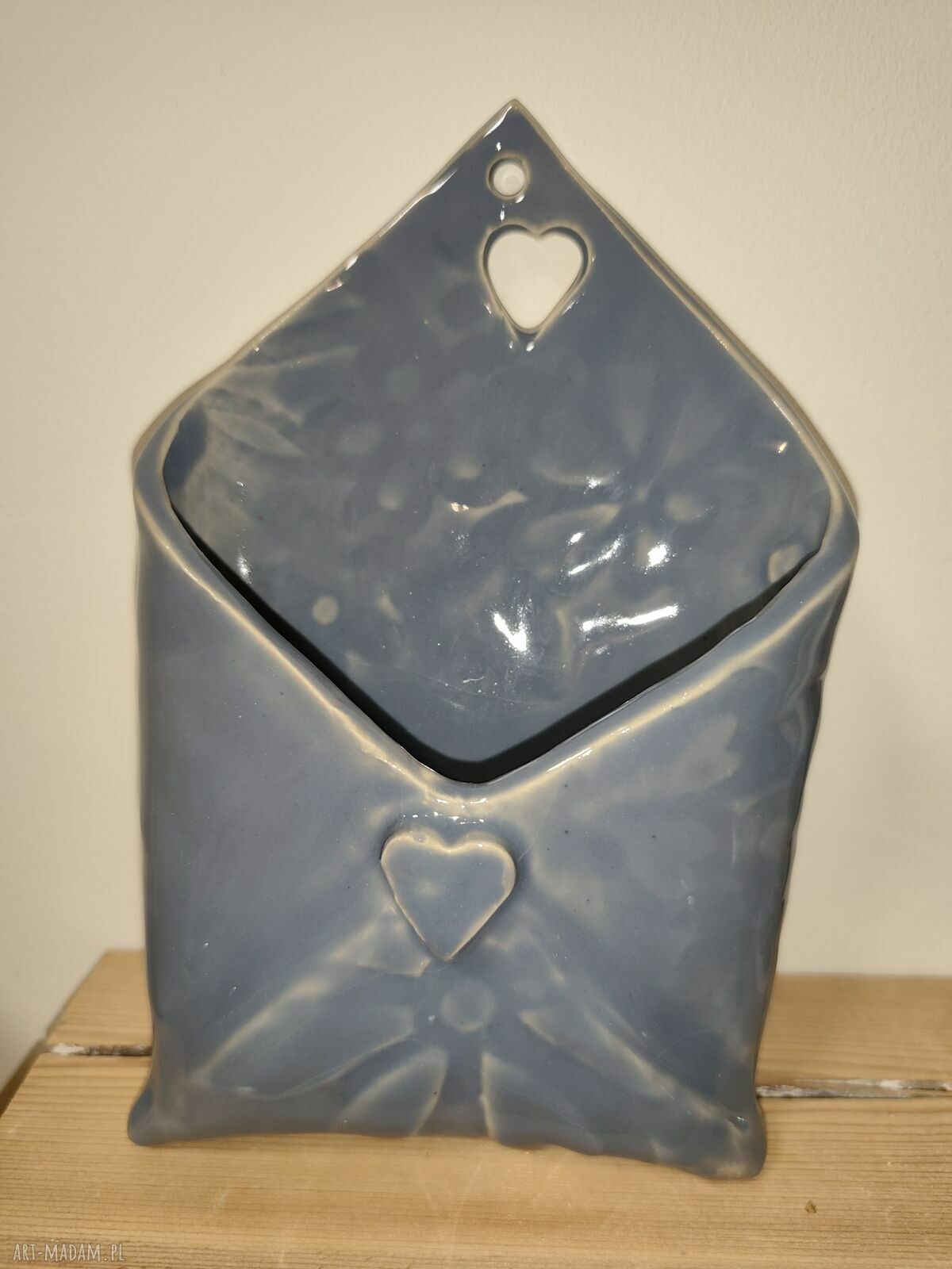 Koperta ceramiczna na drobiazgi i suche kwiaty