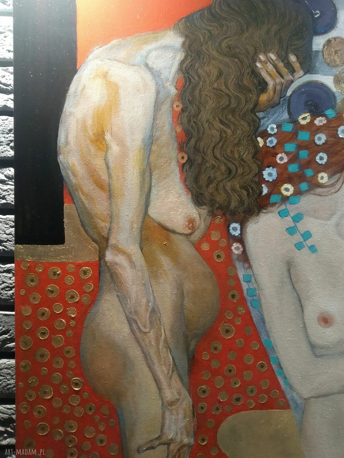 Kopia „Trzy epoki kobiety” Gustava Klimta - obraz olejny ręcznie malowany 120x80