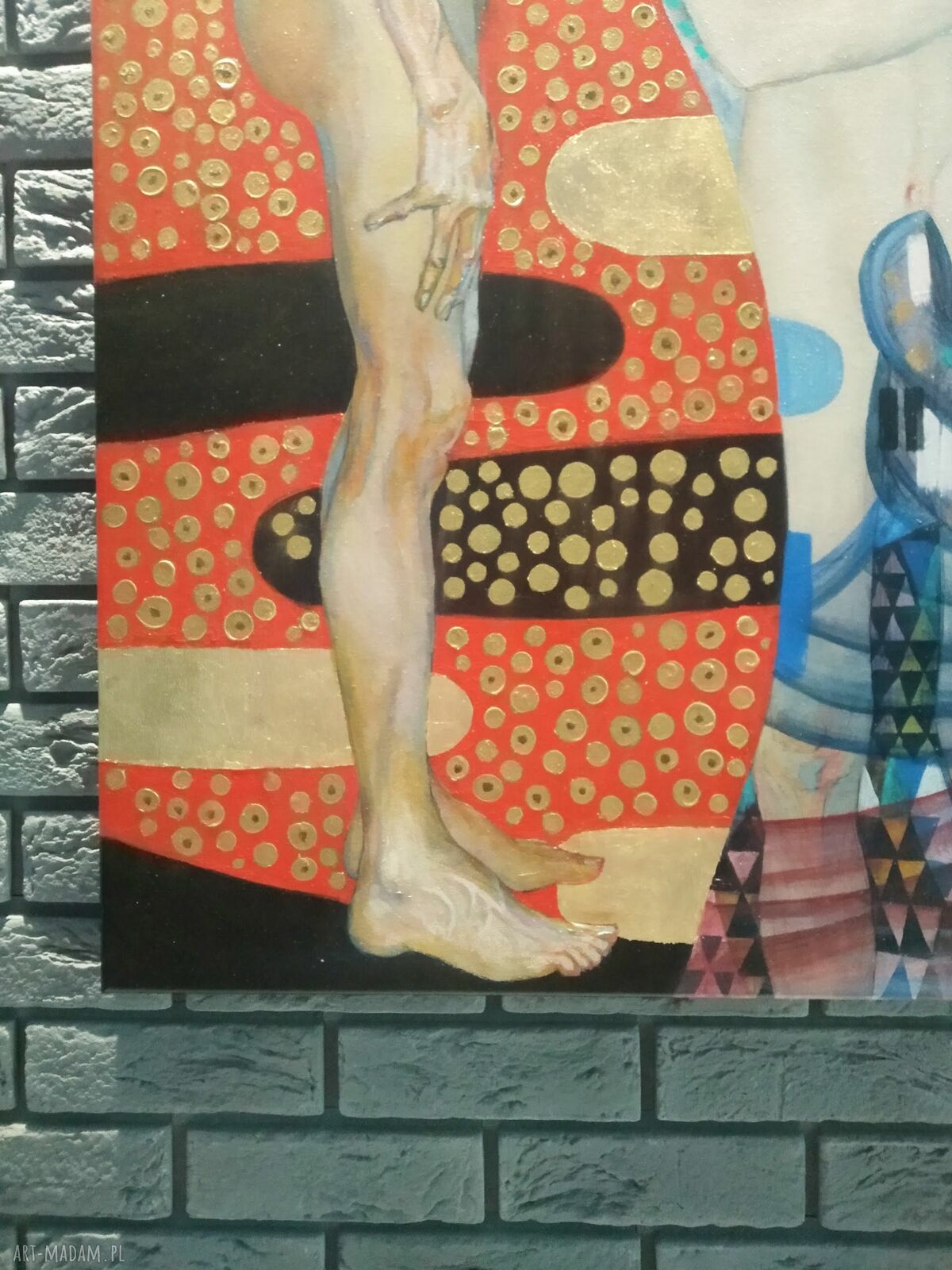 Kopia „Trzy epoki kobiety” Gustava Klimta - obraz olejny ręcznie malowany 120x80