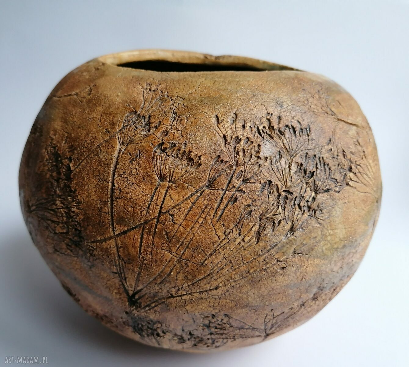Wazon „Kopry na pustyni” - ceramika handmade