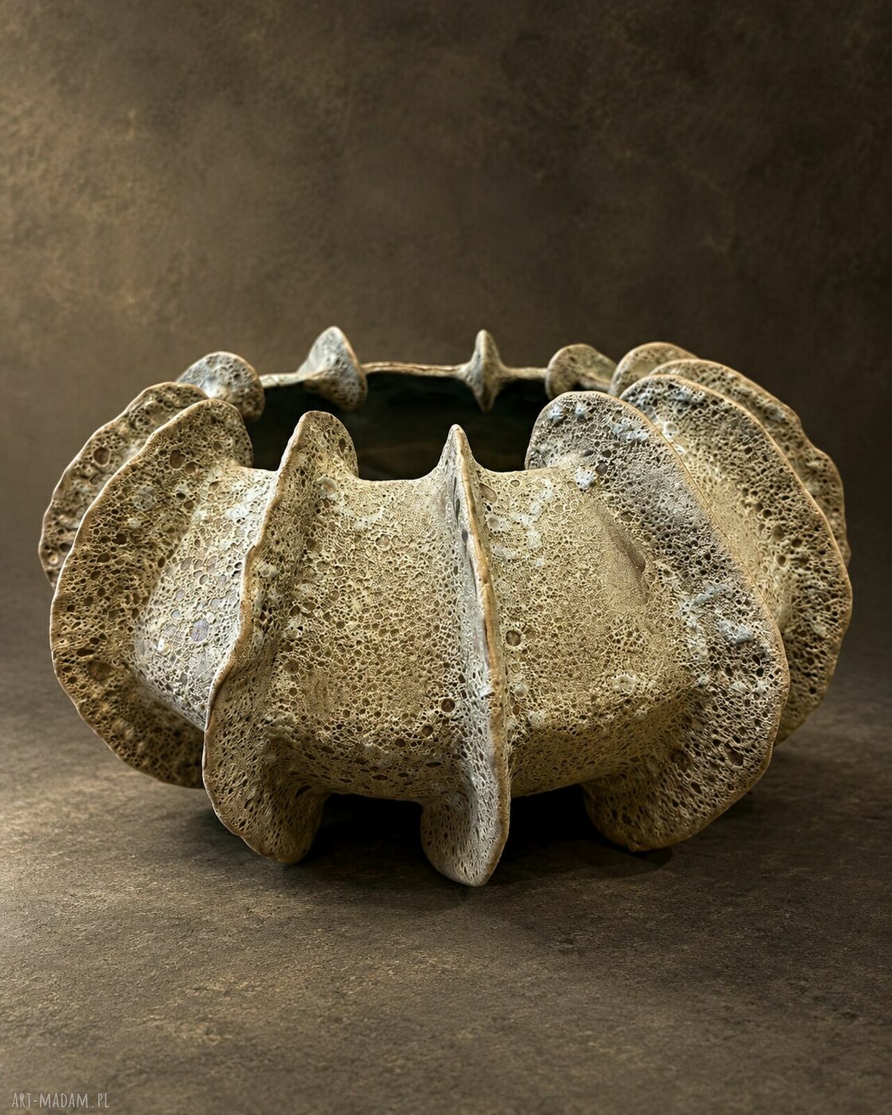 „Koral” - ręcznie robiona misa ceramiczna inspirowana naturą