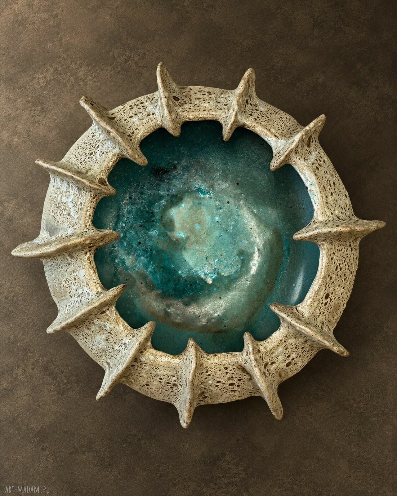 „Koral” - ręcznie robiona misa ceramiczna inspirowana naturą