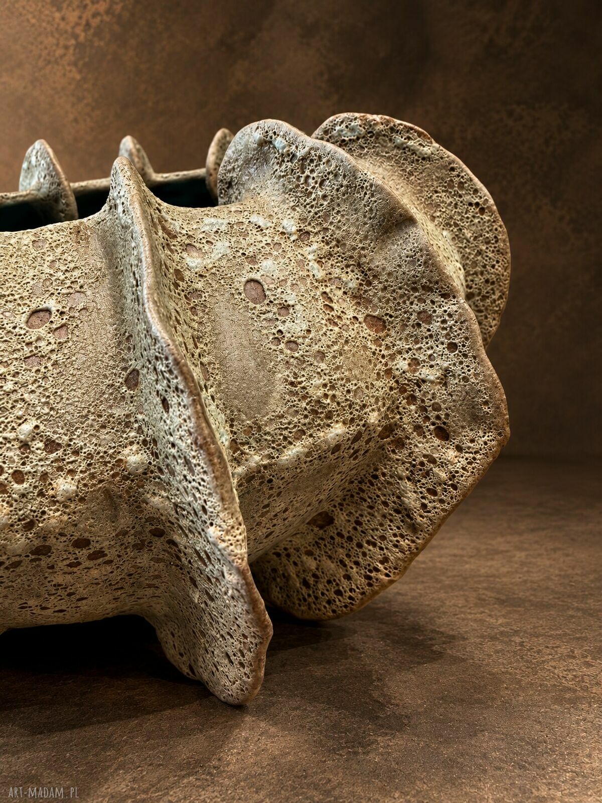 „Koral” - ręcznie robiona misa ceramiczna inspirowana naturą