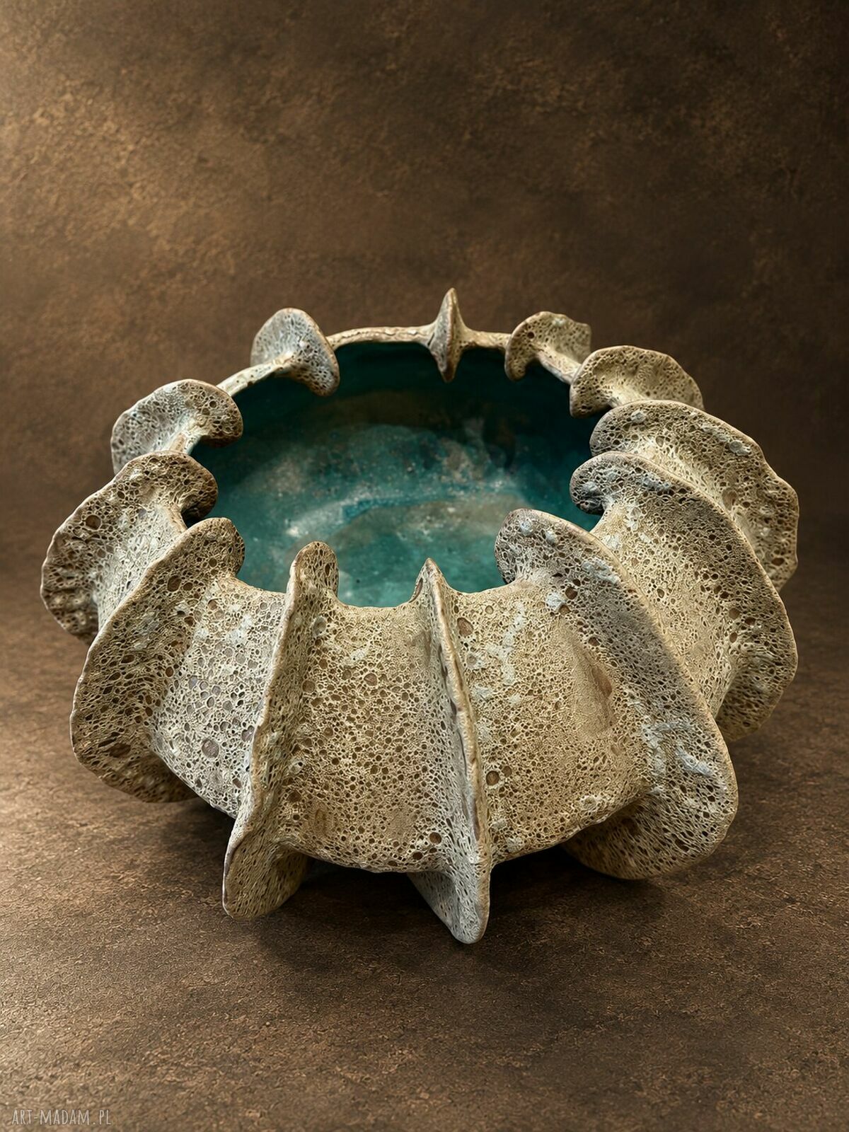 „Koral” - ręcznie robiona misa ceramiczna inspirowana naturą