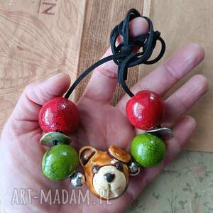 korale z misiem wylegarnia pomyslow - zielone korale, miś