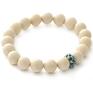 ręcznie zrobione bransoletki ivory jade with crystal bead