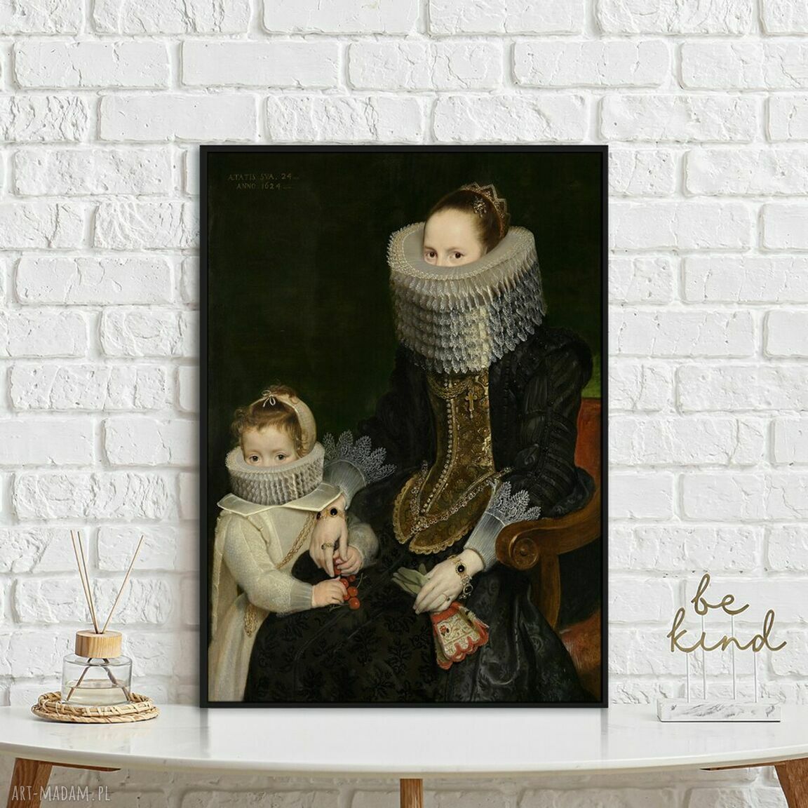 Korkonkowy duet - plakat 50x70 cm do salonu