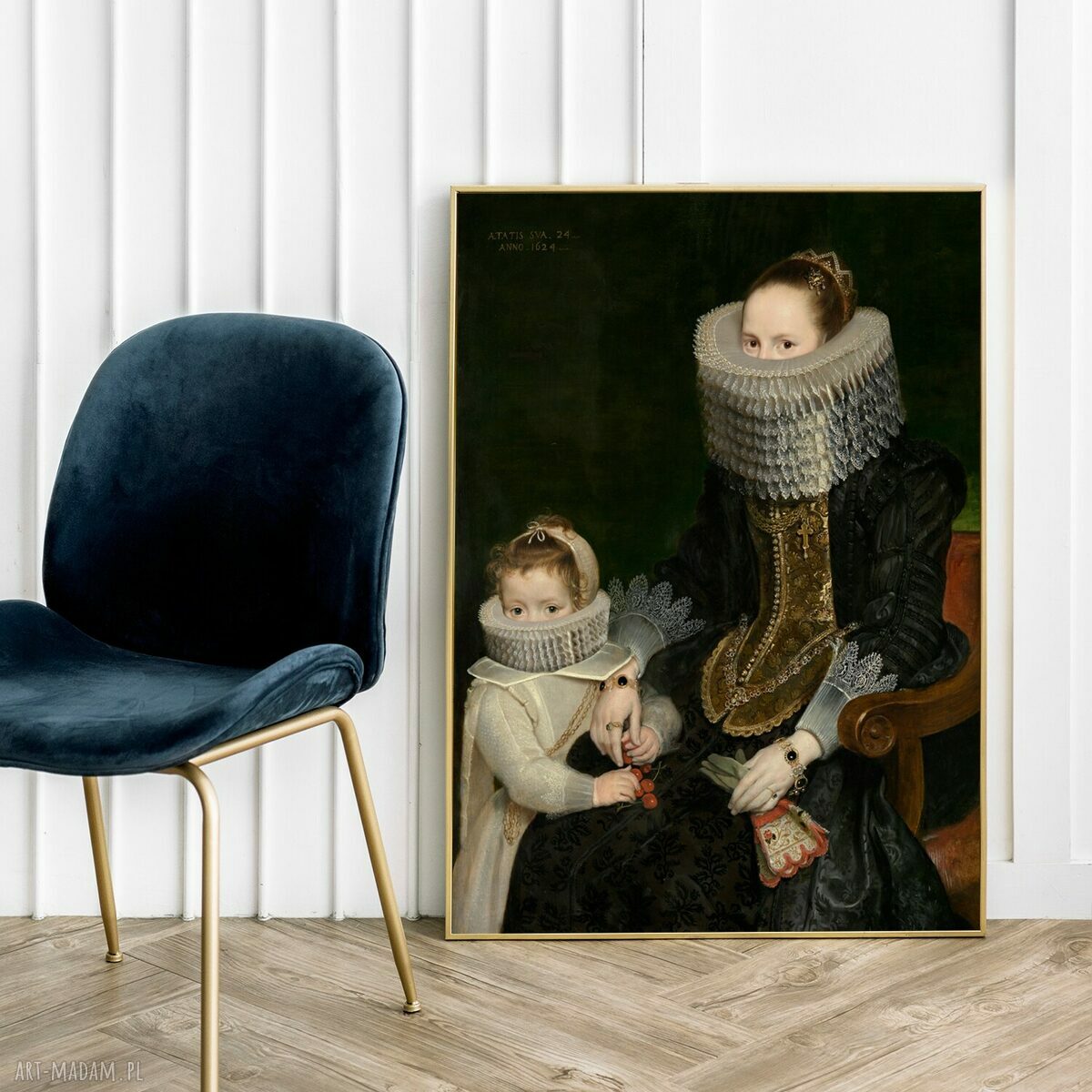 Koronkowy duet - plakat 30x40 cm Hogstudio