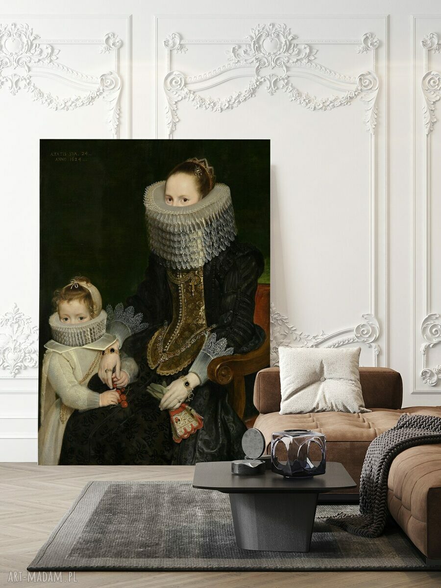 Koronkowy duet - plakat 30x40 cm Hogstudio