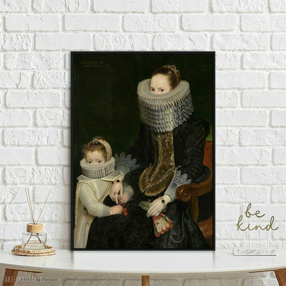 Koronkowy Duet - plakat 40x50 cm