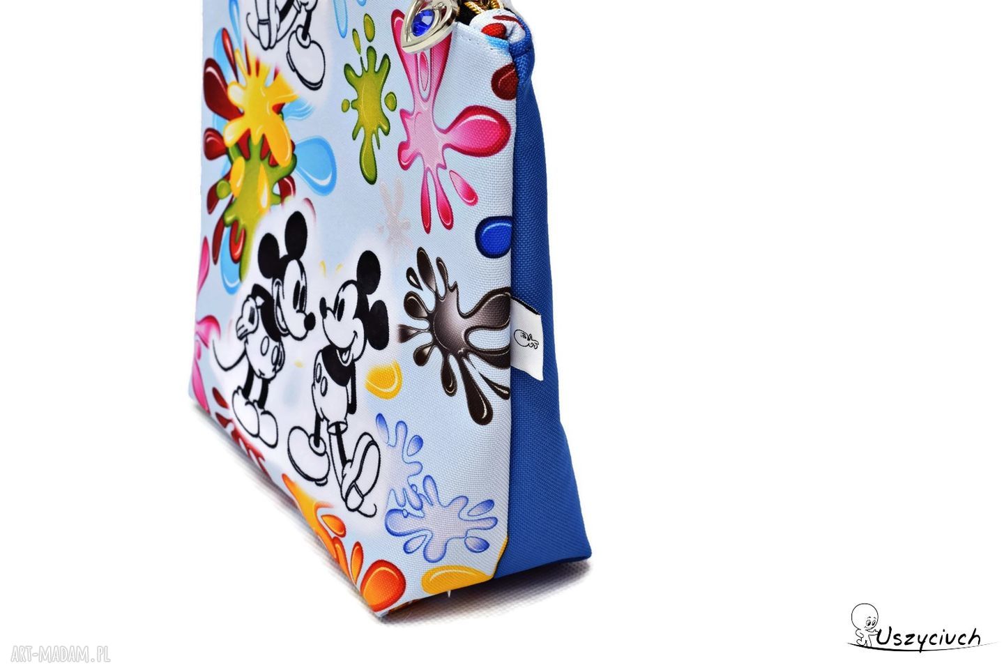 Kosmetyczka Miki, saszetka myszka Mickey, wodoodporna - duża kolorowa