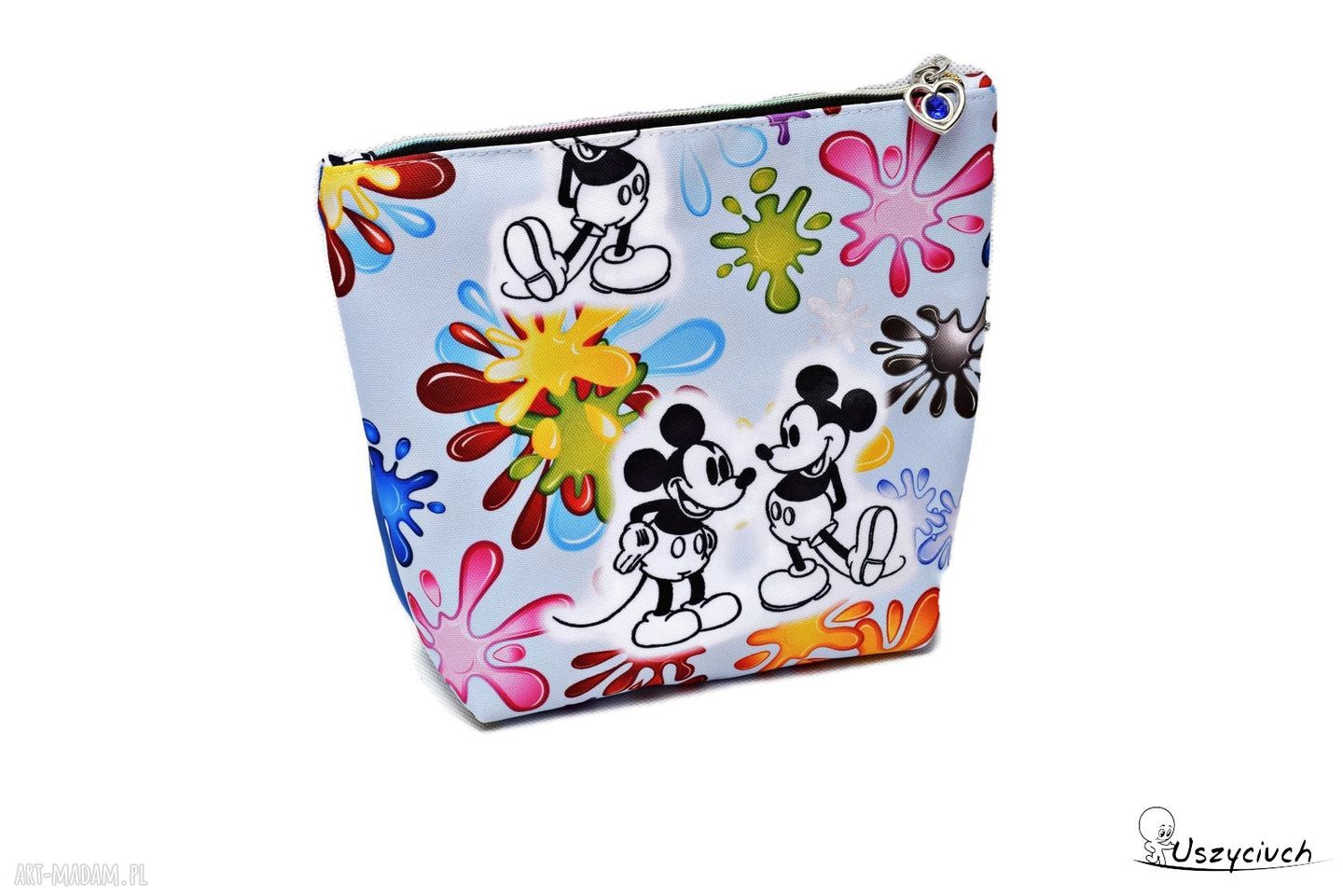 Kosmetyczka Miki, saszetka myszka Mickey, wodoodporna - duża kolorowa