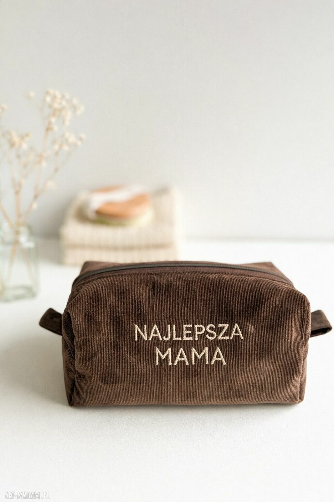 Kosmetyczka personalizowana dla Mamy - haft „Najlepsza Mama”