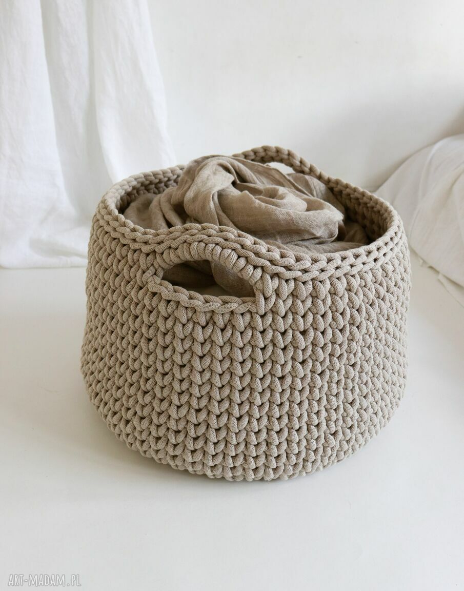 kosze: Kosz Boho XXL Autorskie