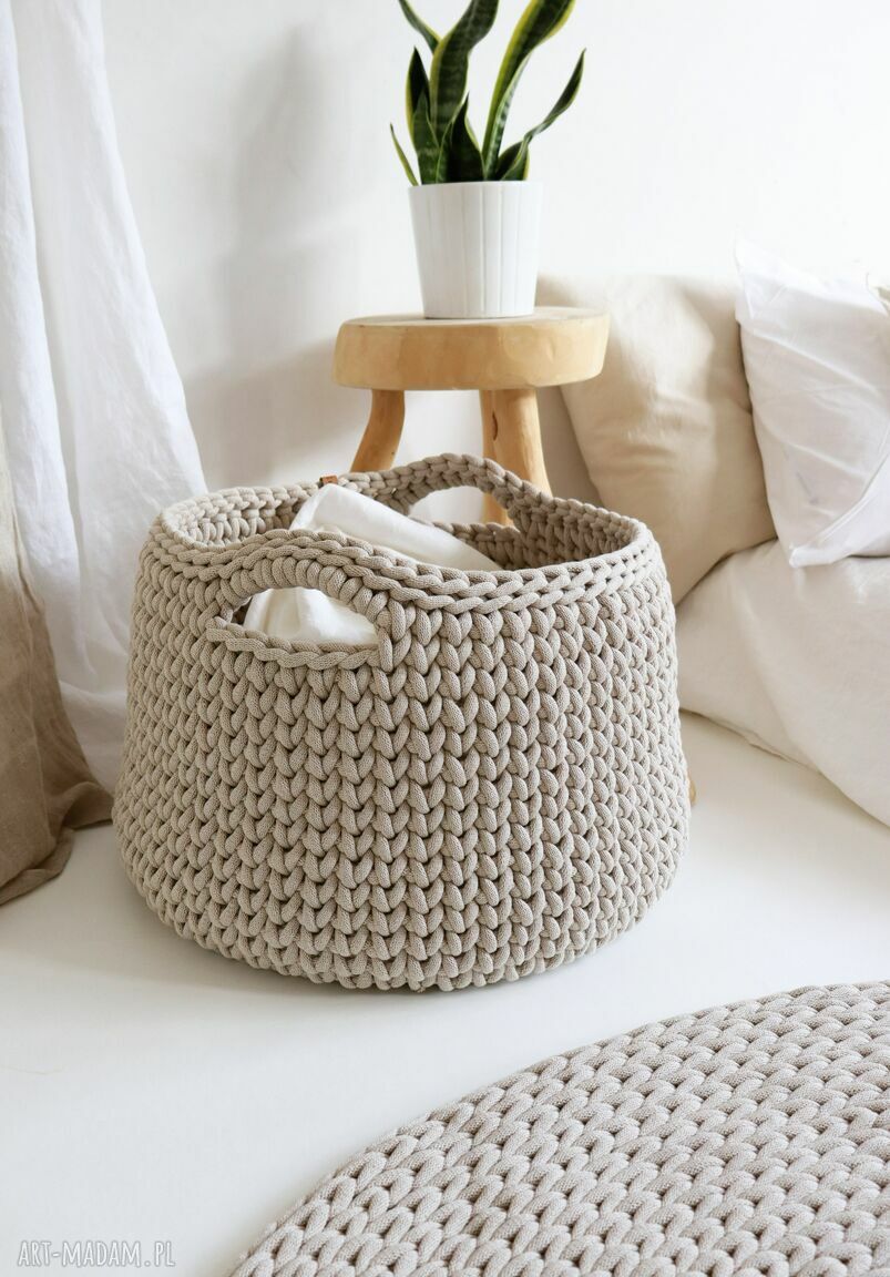 kosze: Kosz Boho XXL Autorskie