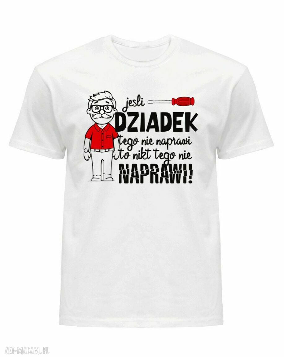 KOSZULKA NA DZIEŃ DZIADKA 3 ręczne wykonanie