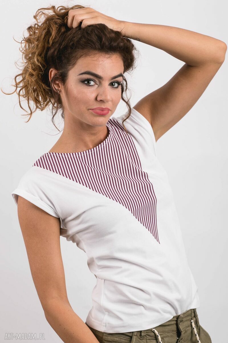 T-SHIRT - KOSZULKA LONELY SHAPE RED WINE, rozmiar L