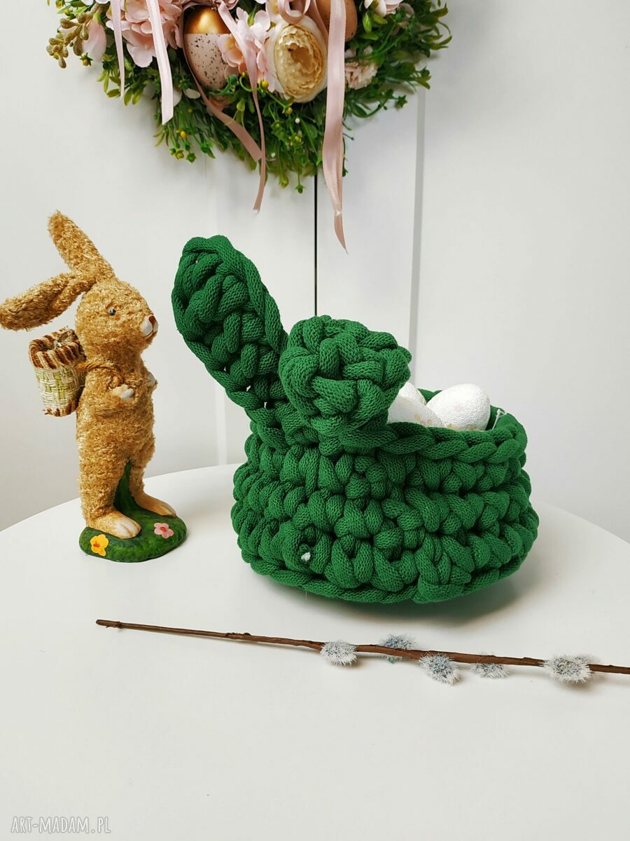 Koszyczek Króliczek The Ester Bunny - wielkanocna dekoracja do domu i dla dzieci